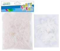 Opakowanie Piórka dekoracyjne biel 20-30cm 16g