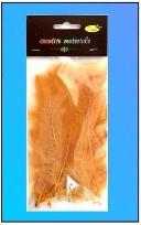 Opakowanie Piórka miękkie jasnobrązowe 15szt