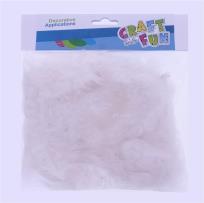 Opakowanie Piórka na sznurku 2m 14g białe