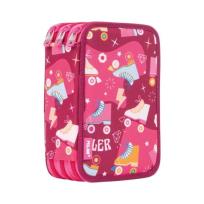 Opakowanie Piórnik 2 komorowy Roller różowy MILAN