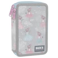 Opakowanie Piórnik 2-komorowy z wyposażeniem BACKUP 4 model DW 82 Słodkie króliczki