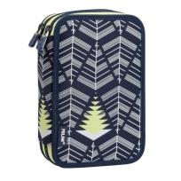 Opakowanie Piórnik 2 poz. z wyprawką Yeti niebieski MILAN