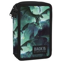 Opakowanie Piórnik 3-komorowy z wyposażeniem BACKUP 5 model EW35 smoki