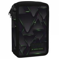 Opakowanie Piórnik 3-komorowy z wyposażeniem Backup Trójkąty 3DPB6EW49