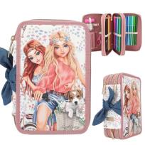 Opakowanie Piórnik 3-komorowy z wyposażeniem Top Model Velo Fleur 12921A