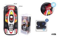 Opakowanie Piórnik dwukomorowy 23x9cm wyścigówka