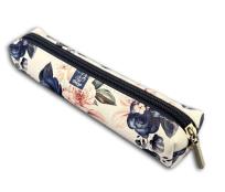 Opakowanie Piórnik mini prostokąt niebieskie róże