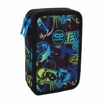 Opakowanie Piórnik podwójny z wyposażeniem Coolpack Jumper 2 Skate Night