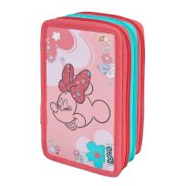Opakowanie Piórnik potrójny z wyposażeniem Myszka Minnie