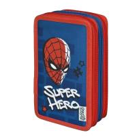 Opakowanie Piórnik potrójny z wyposażeniem Spider-Man