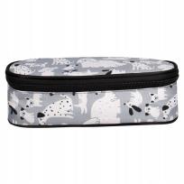 Opakowanie Piórnik Psy szary