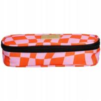 Opakowanie Piórnik szachownica fioletowo-czerwona