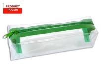 Opakowanie Piórnik szkolny klocek WAR-1277 zielony zamek