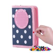 Opakowanie Piórnik szkolny na suwak z różowym panelem