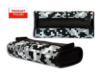 Opakowanie Piórnik szkolny WAR-1218 owal moro szaro/czarne kr