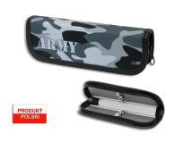 Opakowanie Piórnik szkolny WAR-1224 twardy mały moro szare WA