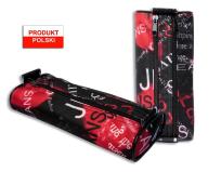 Opakowanie Piórnik szkolny WAR-1271 owal czarno czerwony