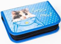 Opakowanie Piórnik z 2 klapkami Blue 1