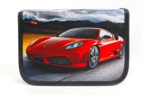 Opakowanie Piórnik z 2 klapkami Car czerwony