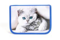 Opakowanie Piórnik z 2 klapkami Pets niebieski