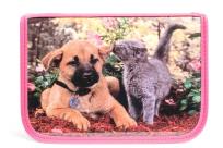 Opakowanie Piórnik z 2 klapkami Pets różowy