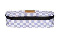 Opakowanie Piórnik z klapką Fioletowa szachownica PAUL&CO