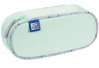 Opakowanie Piórnik z klapką Flowers zielony OXFORD