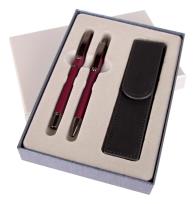 Opakowanie Pióro + długopis Master Gun w etui ES brązowy