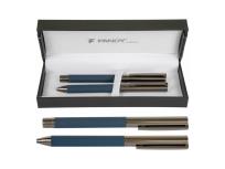 Opakowanie Pióro kulkowe + długopis Hercules BR granatowy