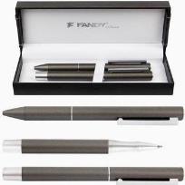 Opakowanie Pióro kulkowe + długopis Ocelot BR szary