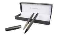 Opakowanie Pióro kulkowe + długopis Trivia szary