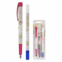 Opakowanie Pióro wieczne z nabojami i wymazywaczem Unicorn