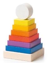 Opakowanie Piramida drewniana