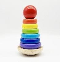 Opakowanie Piramida wańka wstańka drewniana