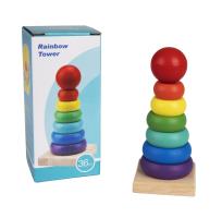 Opakowanie Piramidka okrągła drewniana