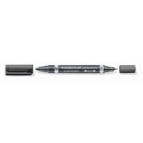 Opakowanie Pisak dwustronny Lumocolor M czarny (10szt)