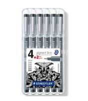 Opakowanie Pisak z atramentem pigmentowym czarny 308 SB6P