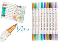 Opakowanie Pisaki metaliczne dwustronne 10 kolorów