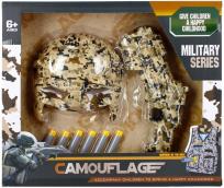 Opakowanie Pistolet na strzałki wojsko z akcesoriami