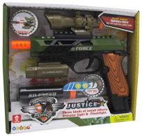 Opakowanie Pistolet z dźwiękiem i latarką