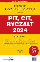 Okładka książki Pit, Cit, Ryczałt 2024 Podatki-Przewodnik..