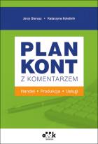 Okładka książki Plan kont z komentarzem - handel, produkcja, usługi