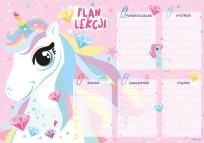 Opakowanie Plan lekcji - Jednorożec (5szt)