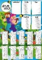 Opakowanie Plan lekcji z tabliczką mnożenia A4 Gra