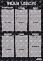 Opakowanie Plan lekcji z tabliczką mnożenia A4 Karbon