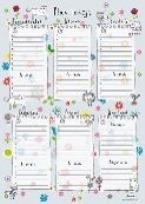 Opakowanie Plan lekcji z tabliczką mnożenia A4 Łąka