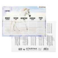 Opakowanie Plan lekcji z tabliczką mnożenia Horses (25szt)