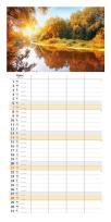 Opakowanie Planer 2024 miesięczny jesienne drzewa