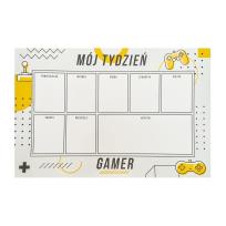 Opakowanie Planer magnetyczny gamer yellow