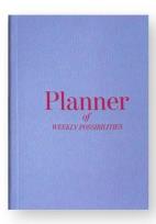 Opakowanie Planer tygodniowy niebieski